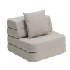 - Sofa - KK 3 Fold Sofa Single Soft - Beige w. Sand^By KlipKlap New