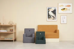 børnesofa - KK Kids Sofa - Gul - mørkegul*By KlipKlap Online