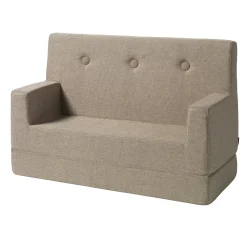 børnesofa - KK Kids Sofa - Sand m. sand knap*By KlipKlap New