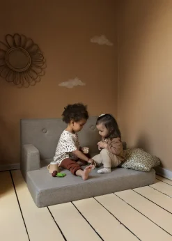 børnesofa - KK Kids Sofa - Sand m. sand knap*By KlipKlap New