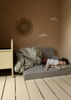 børnesofa - KK Kids Sofa - Sand m. sand knap*By KlipKlap New