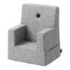 børnestol - KK Kids chair - Multigrå med grå knap*By KlipKlap Outlet