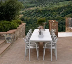 - Bliss spisebord tillægsplade inkl. ben Sand, aluminium, 130x81 cm^Cane-Line