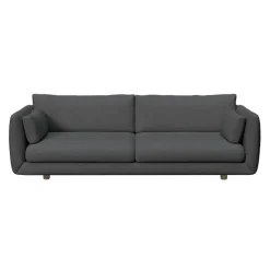 - Bloom 3-pers. sofa m/teak ben - Chenny Dark green*Cane-Line New