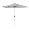 - Sunshade parasol med krank (Ø 300 cm) - lysegrå*Cane-Line Hot