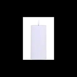 - Bloklys LED til udendørs inkl. batteri - H15 x Ø7 cm*Chic Antique Discount