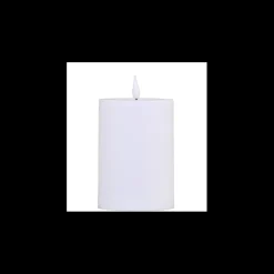 - Bloklys LED til udendørs inkl. batteri - H25 / Ø10 cm*Chic Antique Outlet