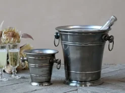 - Champagnekøler i antique sølv*Chic Antique