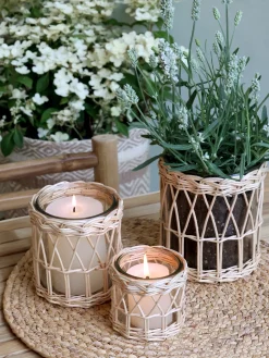 - Dækkeserviet - Flet - Ø38 cm^Chic Antique Clearance