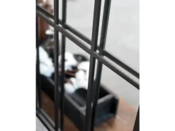 - Factory spejl - sort^Chic Antique Outlet