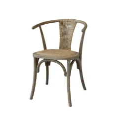 - Fransk spisebordsstol med flet - Natur^Chic Antique