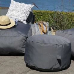 - Loungepuf udendørs - Kul/Antracit^Chic Antique