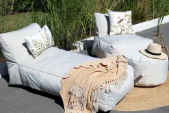 - Loungestol udendørs - Beige^Chic Antique Hot
