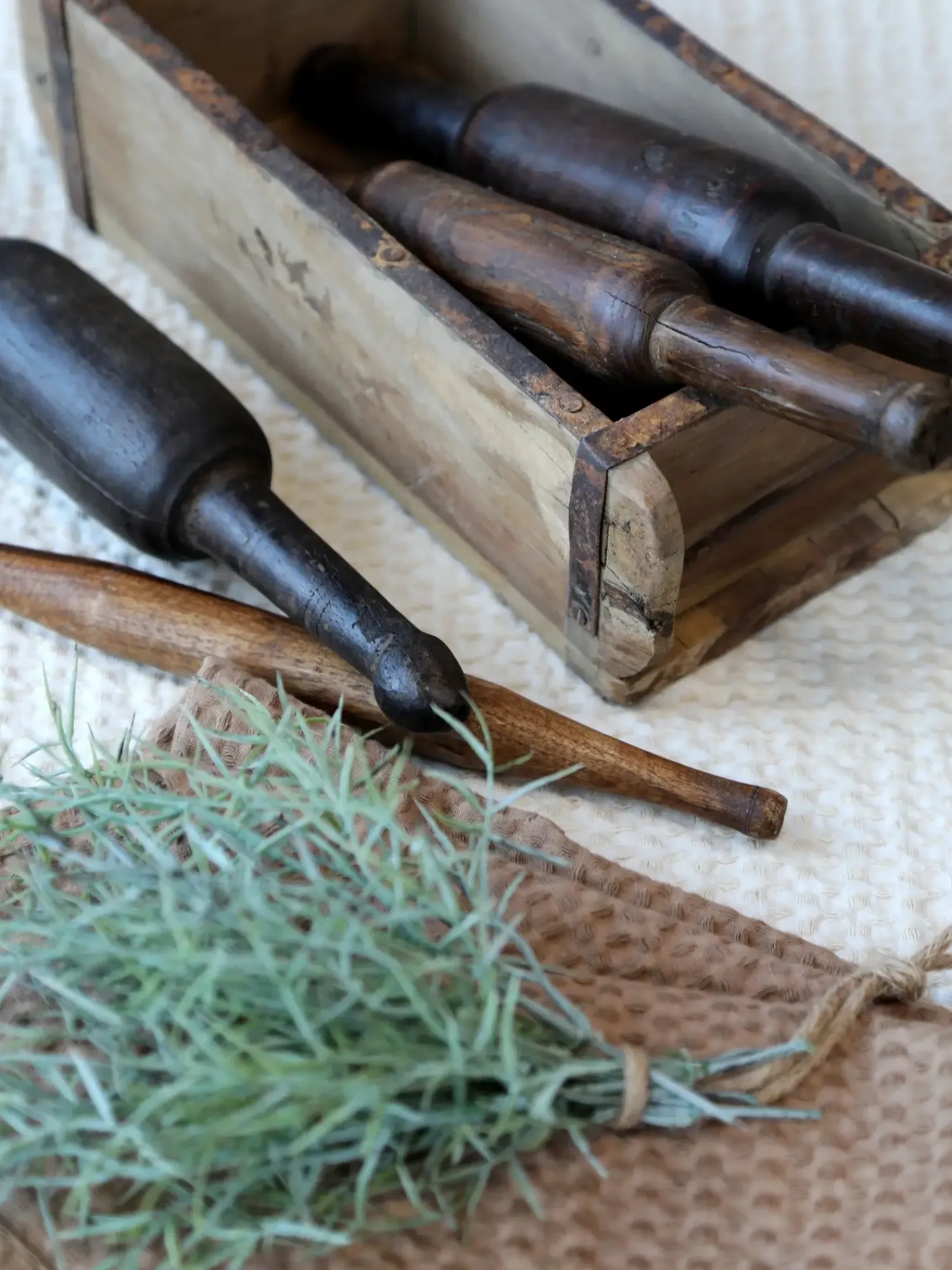 - Murstensform - antik natur^Chic Antique Discount