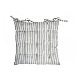 - Nimes Box hynde med striber og bindebånd - støvet grøn^Chic Antique Best