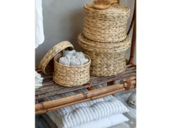 - Nimes Box hynde med bindebånd - hør*Chic Antique Discount