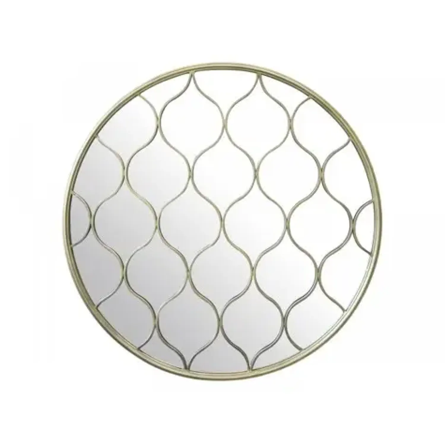 - Spejl med dekor - Ø 85 cm^Chic Antique Online