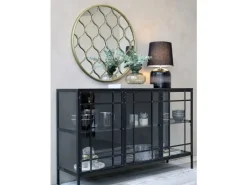 - Spejl med dekor - Ø 85 cm^Chic Antique Online