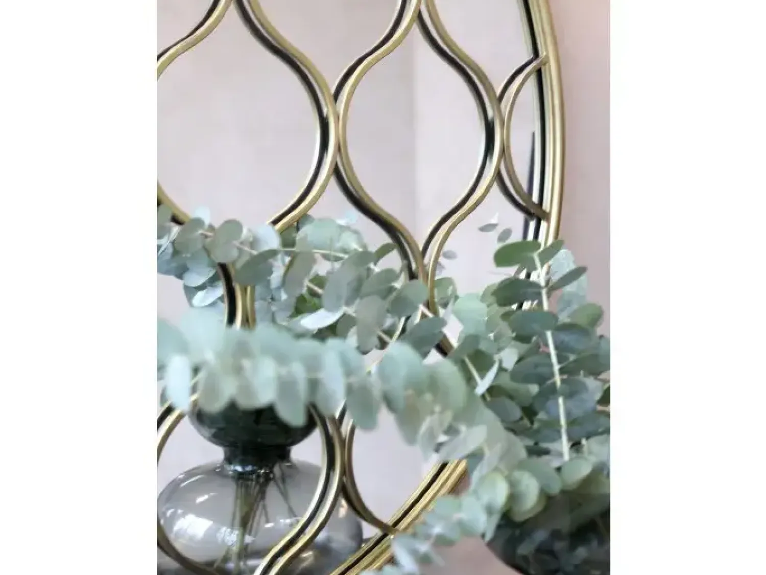 - Spejl med dekor - Ø 85 cm^Chic Antique Online