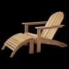 - Adirondack sæt i teak bestående af havestol med tilhørende skammel*Cinas