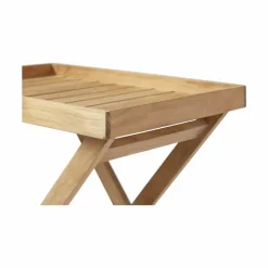 - Bakkebord 60x40cm teak^Cinas Outlet