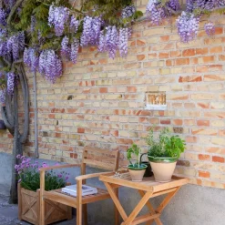 - Bakkebord 60x40cm teak^Cinas Outlet