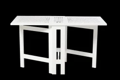 - Butterfly klapbord 130x65cm hvid PU^Cinas Outlet