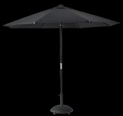 - Capri/Nero -Ø3m sort stok, sort polyesterdug*Cinas Clearance