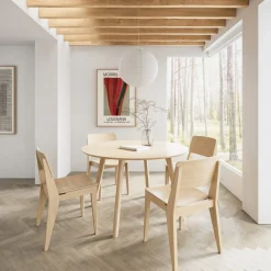 - Elvo - spisebord i bambus - Ø120 cm*Cinas Sale