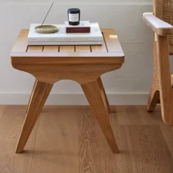 - Eya lounge bord i teak^Cinas