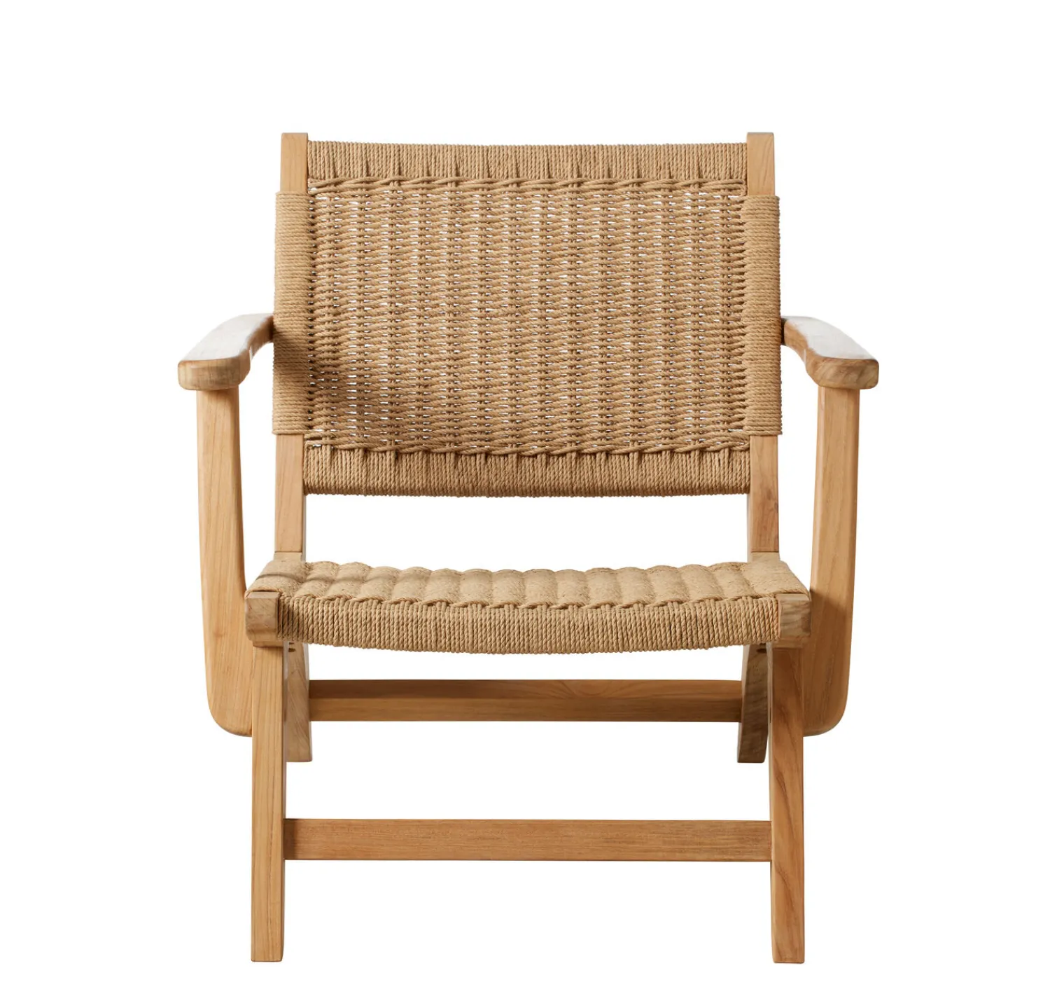 - Eya lounge stol - indendørs, teak med paperloom*Cinas Sale