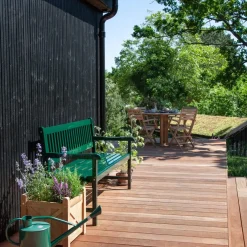 - Havebænk - Brighton bænk 150x59cm grøn*Cinas New