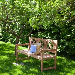 - Havebænk - Rosenborg bænk 150x59cm teak*Cinas Outlet