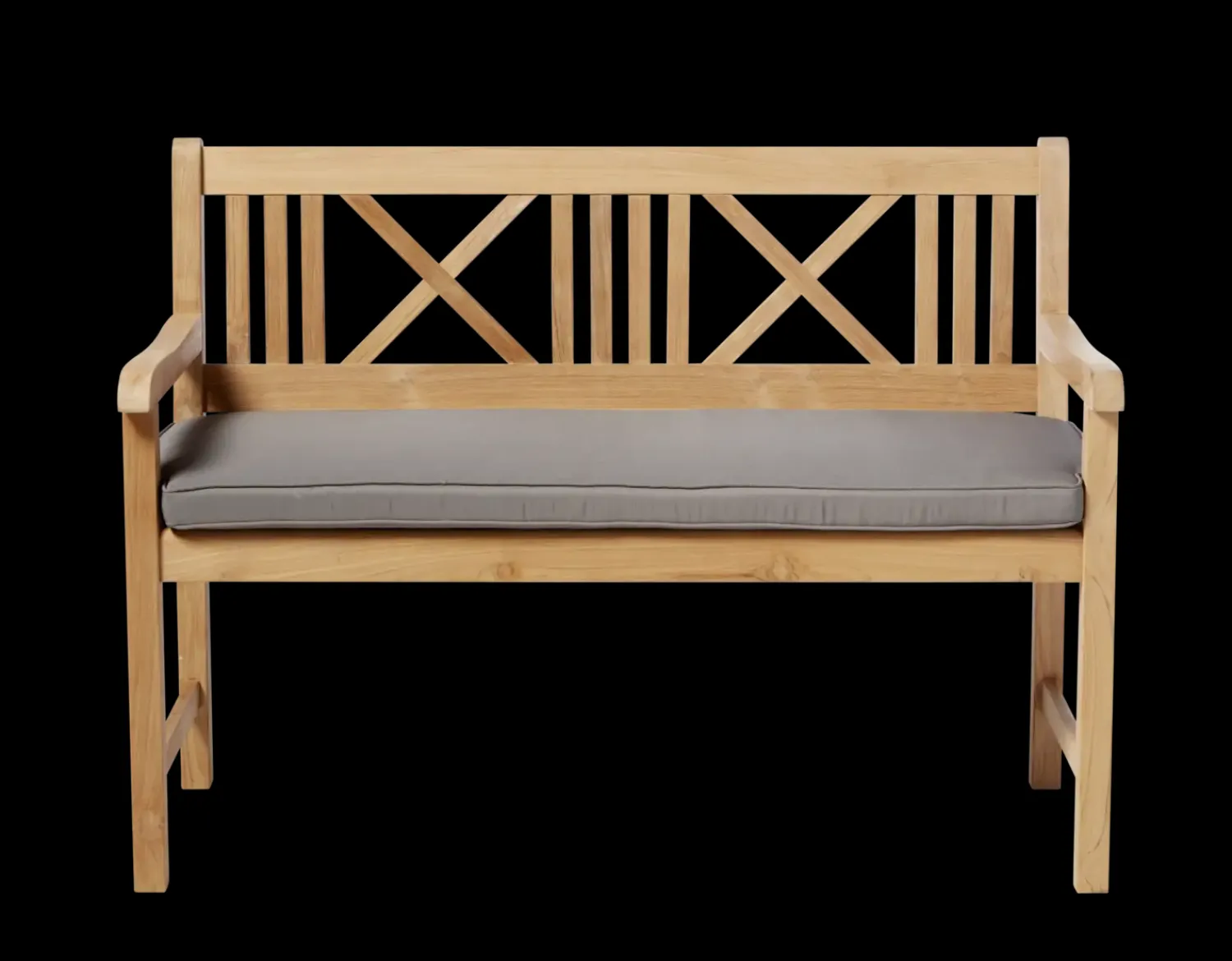 - Havebænk - Rosenborg bænk 120x59cm teak*Cinas