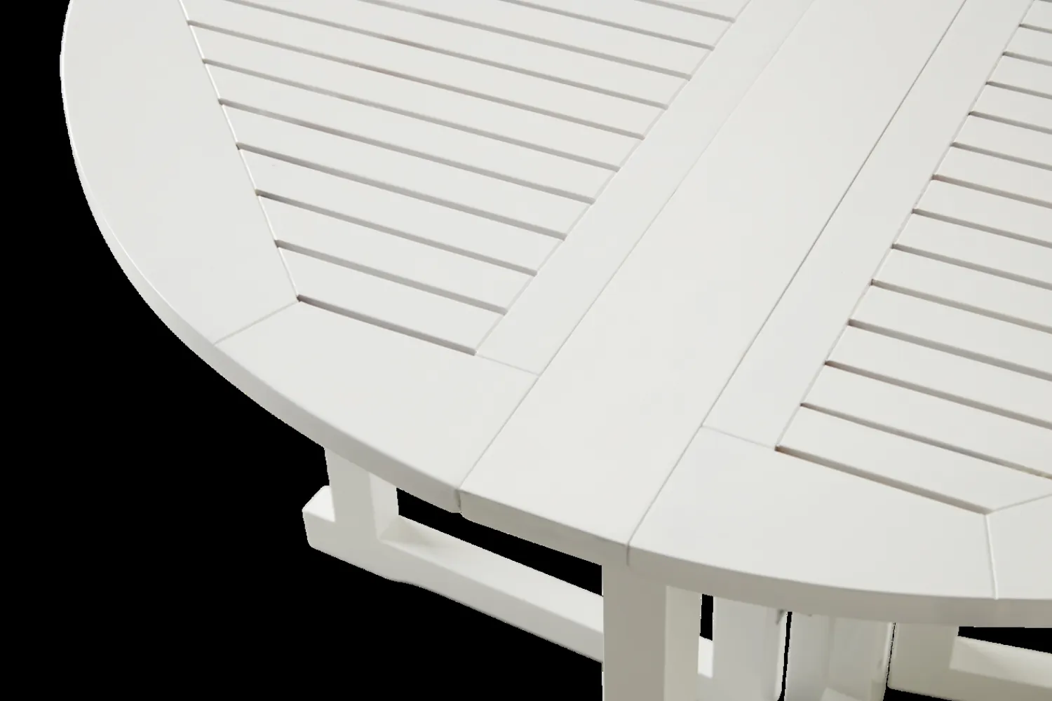 - Havebord - Butterfly bord rundt Ø110cm PU hvid*Cinas New