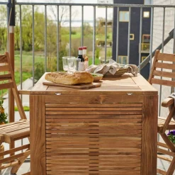 - Havebord - Butterfly klapbord 130x65cm teak*Cinas