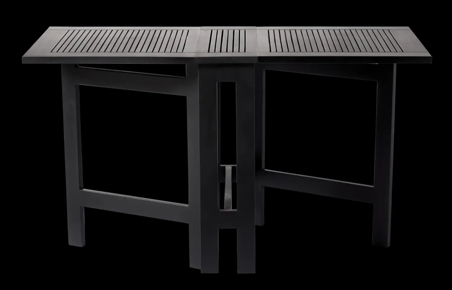 - Havebord - Butterfly klapbord 130x65cm mat sort^Cinas Discount