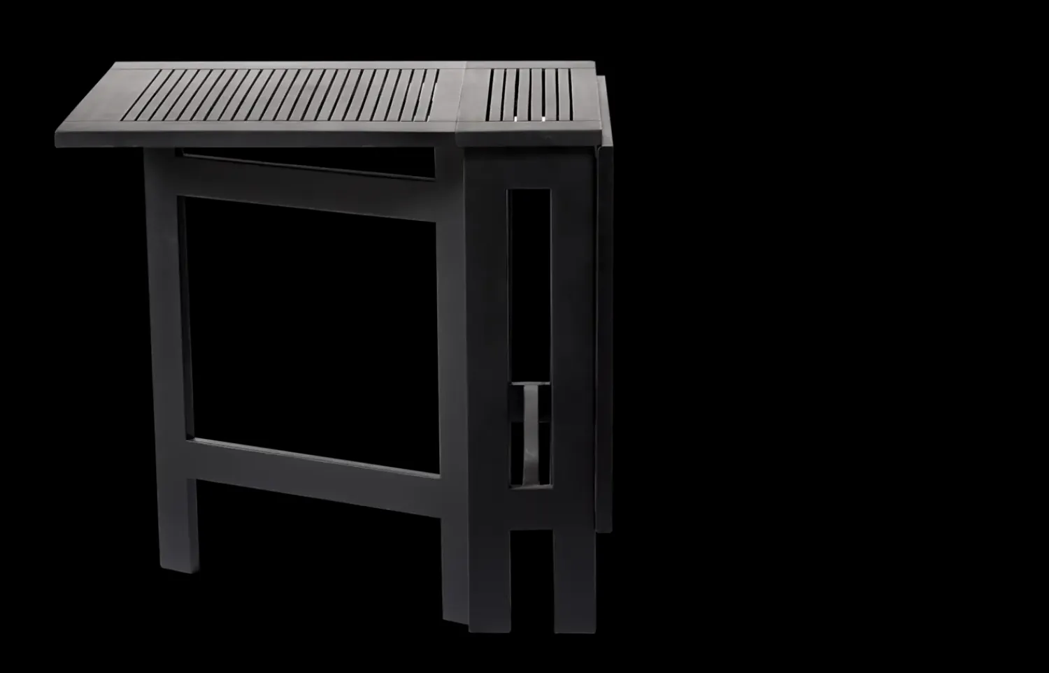 - Havebord - Butterfly klapbord 130x65cm mat sort^Cinas Discount