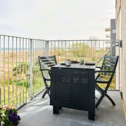 - Havebord - Butterfly klapbord 130x65cm mat sort^Cinas Discount