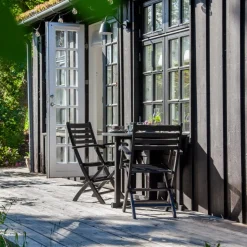 - Havebord - Butterfly rundt bord Ø110cm mat sort*Cinas Sale