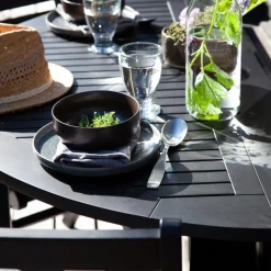 - Havebord - Butterfly rundt bord Ø110cm mat sort*Cinas Sale