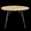 - Havebord - Ellen bord Ø110cm antracit/teak*Cinas Discount