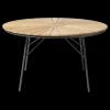- Havebord - Ellen bord Ø130cm antracit/teak*Cinas Clearance