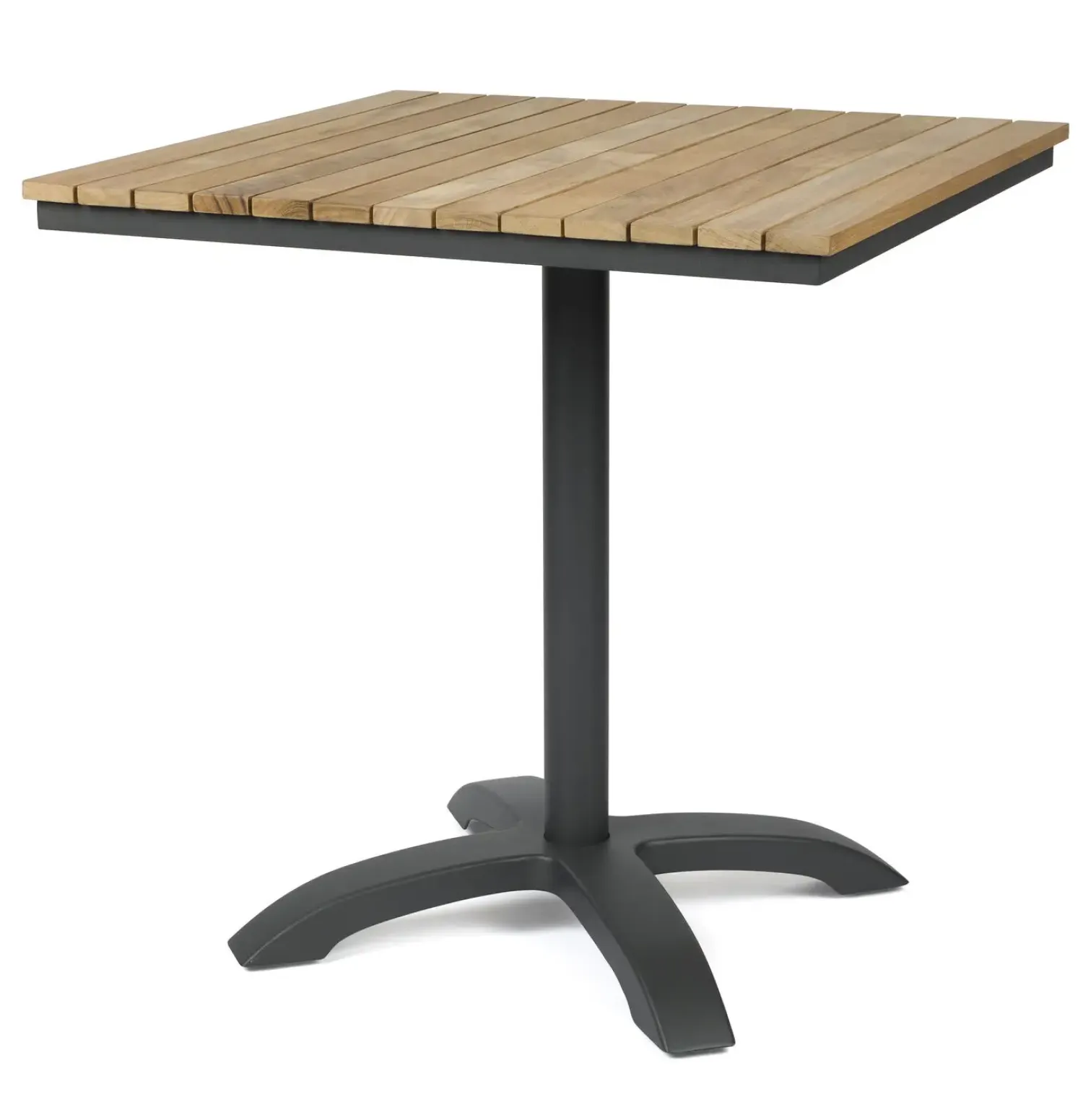 - Havebord - Mood cafébord 70x70cm antracit/teak*Cinas Sale