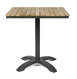 - Havebord - Mood cafébord 70x70cm antracit/teak*Cinas Sale
