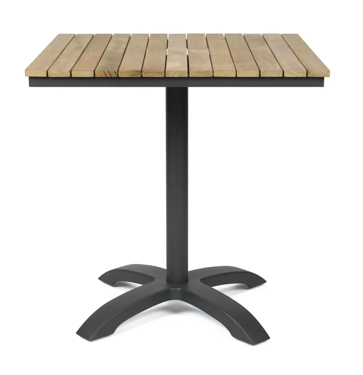 - Havebord - Mood cafébord 70x70cm antracit/teak*Cinas Sale