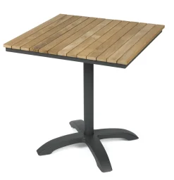 - Havebord - Mood cafébord 70x70cm antracit/teak*Cinas Sale