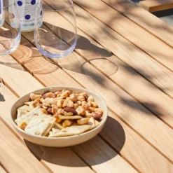 - Havebord - Mood cafébord 70x70cm antracit/teak*Cinas Sale