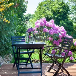 - Havebord - York foldebord 70x70cm mat sort^Cinas Online