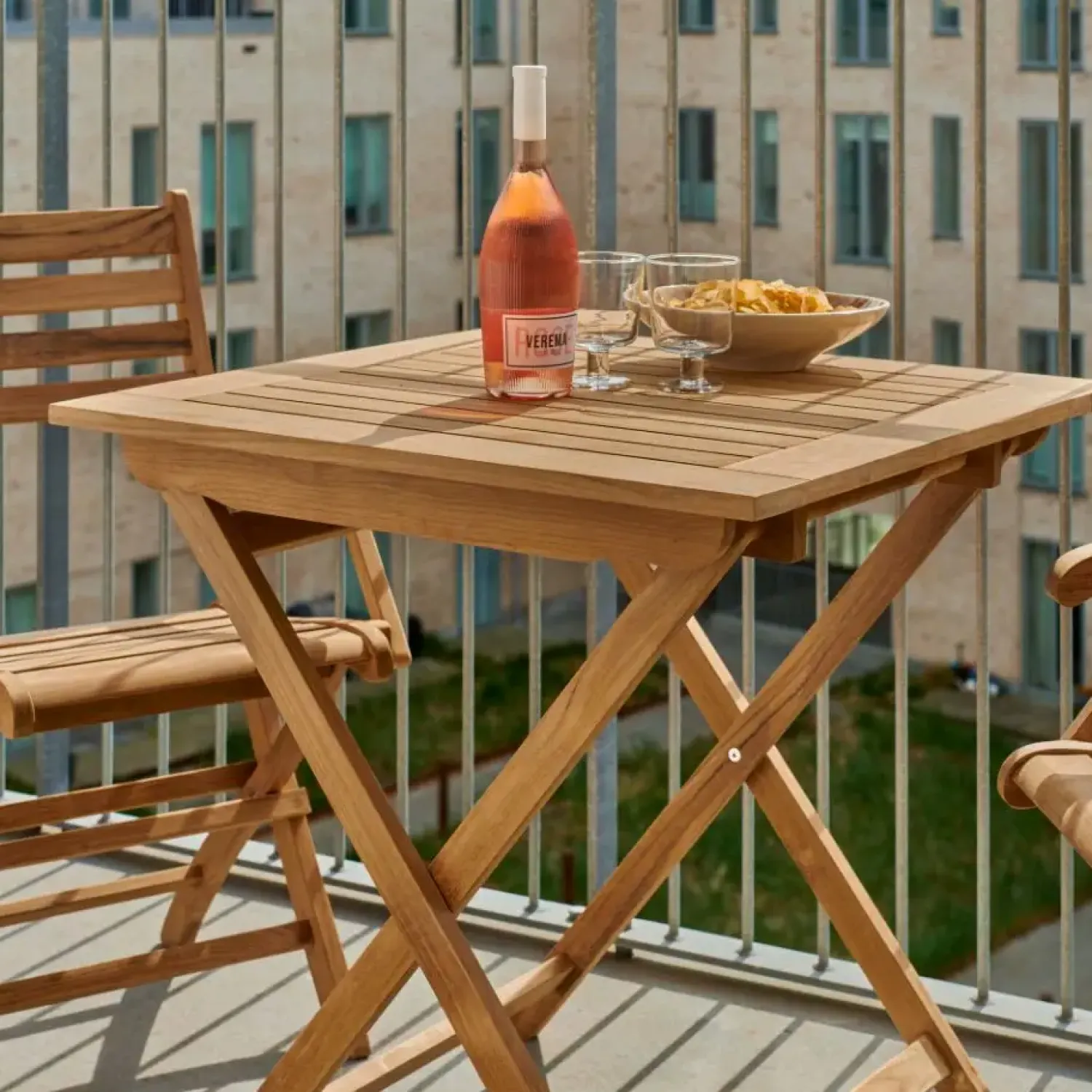 - Havebord - York foldebord 70x70cm teak^Cinas Sale